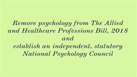 Petition · Remove psychology from AHP Bill, 2018 & create an ...