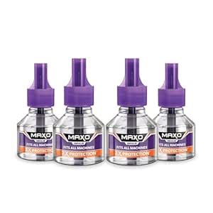 Maxo Genius Liquid Vaporizer Mosquito Repellant Refill 45ml Pack of 4 ...