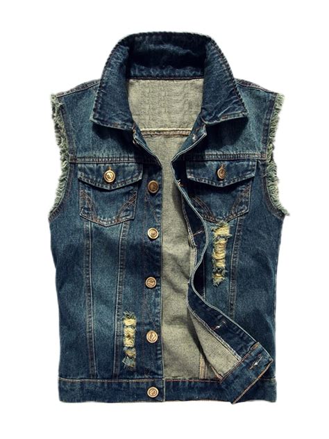 Jean Jackets Vest For Men