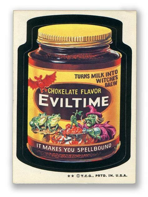 Vintage wacky packages 50 wacky packs cards for candy cereal and more ...