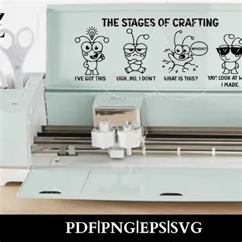 Buy Cricut Cutie Svg 4 Stages of Crafting Online In India - Etsy India