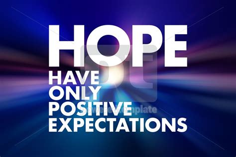 HOPE - Have Only Positive Expectations acronym concept backgrou正版照片78213