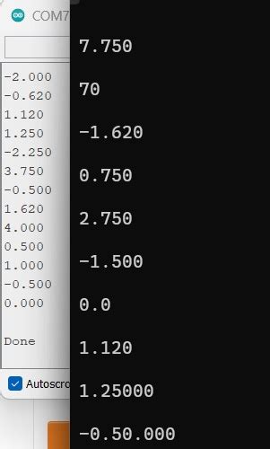 Python Serial Monitor Arduino 的图像结果