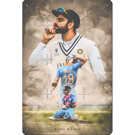Oedrtqi Ascending” Virat Kohli Wallpaper Poster Metal Tin India | Ubuy