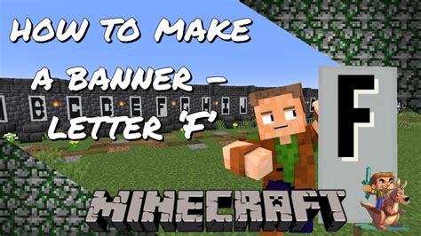 Gob's Quickies - Minecraft Tutorial - How to make Alphabet Banners ...