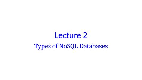 Image result for NoSQL Database Types