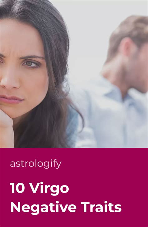 10 Virgo Negative Traits • Astrologify