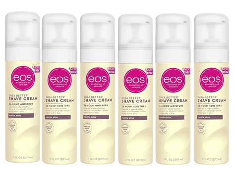 Eos Ultra Moisturizing Shave Cream, Vanilla Bliss - 7 Oz, - 6 Pack ...