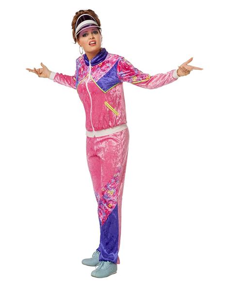 80s Tracksuit Ladies Costume for theme parties | Horror-Shop.com