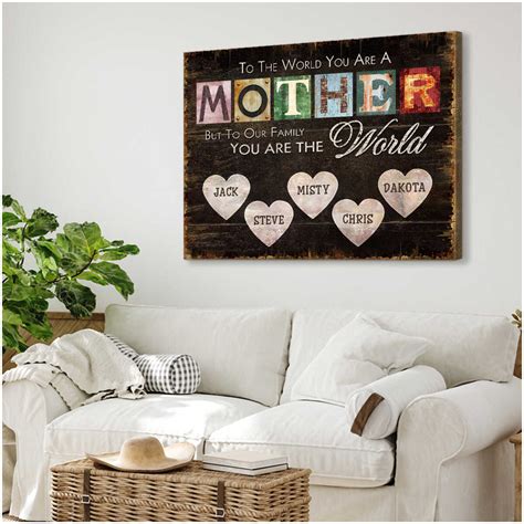 Personalized Mother's Day Gifts - Custom Canvas, Photo Gifts
