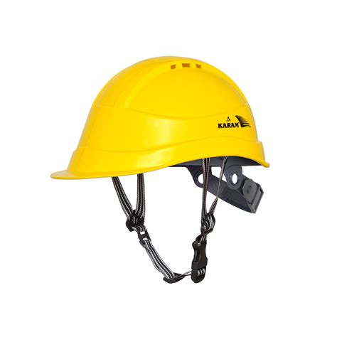 Safety Helmet with Protective Peak with Slider type Adjustment and Y ...