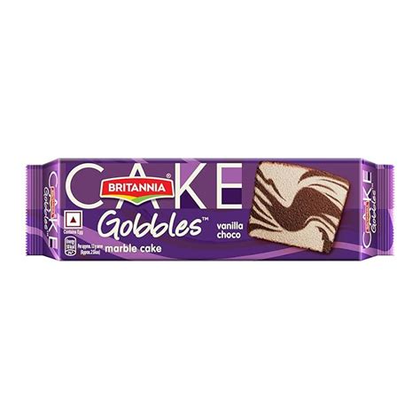 Britannia Gobbles Cake Marble Cake Choco Vanilla, 30 g : Amazon.in ...