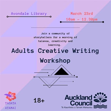 Creative Writing Workshop with Tagata Atamai, Avondale Library ...