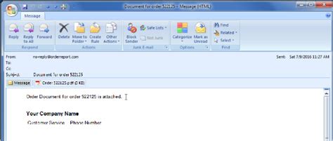 Administer Email Format in Order Management
