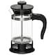UPPHETTA coffee/tea maker, glass/stainless steel, 0.4 l (13.5 oz) - IKEA