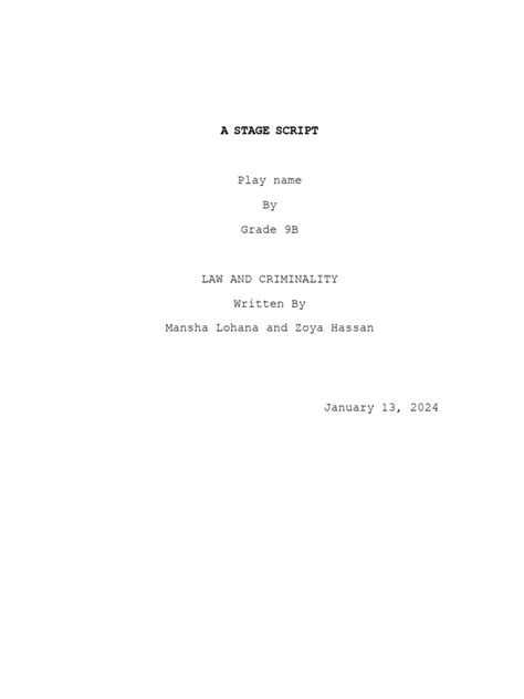 Script for Criminality 的图像结果