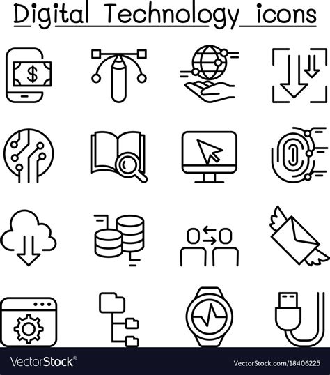 Data Technology Digital Icon 的图像结果