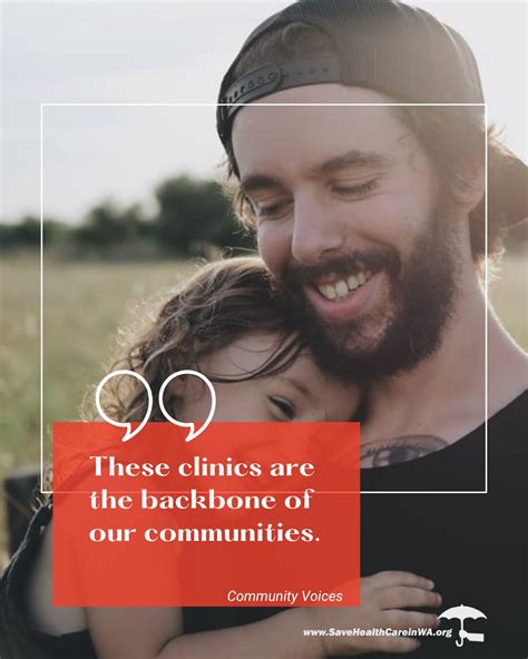 "These clinics are the backbone of our communities." Community ...