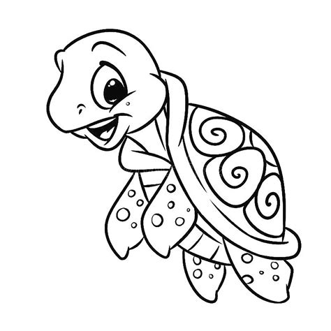 Collection of Turtle Coloring Pages Printable - Free Printable