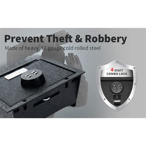 Center Console Safe Gun Safe Box Compatible with India | Ubuy