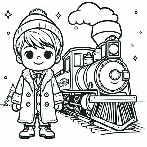 Polar Express coloring pages - ColoringLib