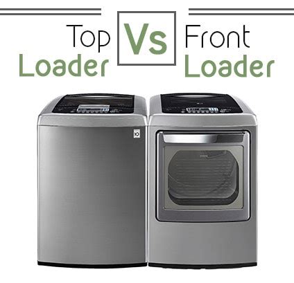 Image result for Top Loader vs Front Loader Washing Machine