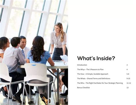 4 components of strategic planning | PDF
