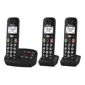 Panasonic KX-TGU133EXB Cordless Digital Telephone with Answering ...