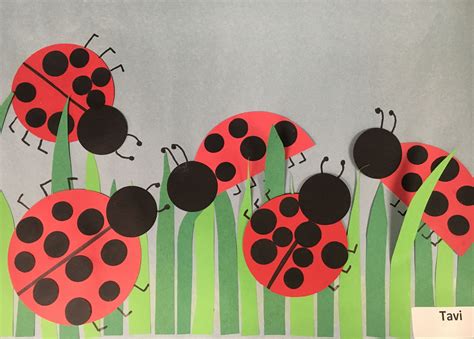 Lady Bug Craft For Kindergarten