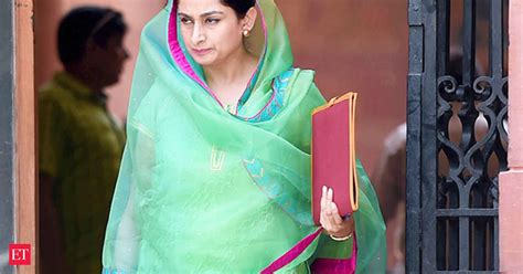 Harsimrat Kaur Badal: Government taking steps to raise food processing ...