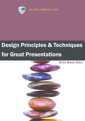 Fillable Online Design Principles & Techniques for Great Presentations ...