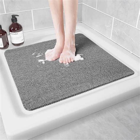 Amazon.com: Hargiis Non Slip Shower Mat, Anti Slip Bath Mat, Quick ...