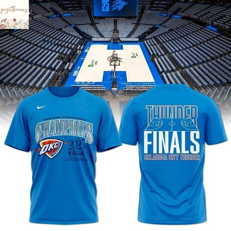 Western Conference Champions 2025 Oklahoma City Thunder 3D T-Shirt ...