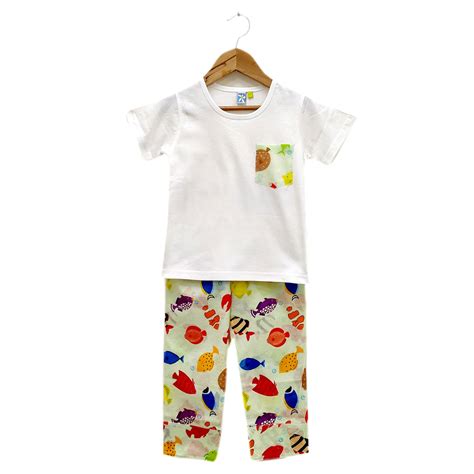 Gone Fishing Night Wear Set – Frangipani