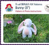 Image result for Flat Bunny Pattern