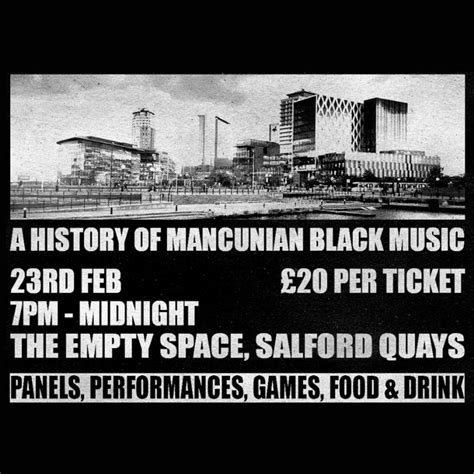 History of Mancunian Black Music, The Empty Space, MediaCity, 23 ...