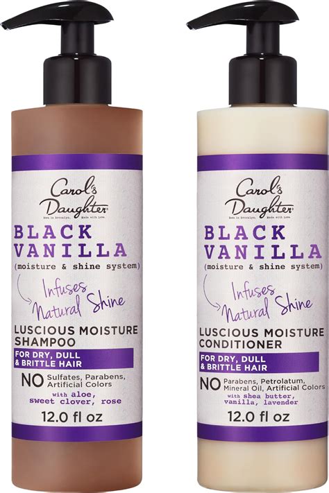 Amazon.com : Carol's Daughter Black Vanilla Sulfate Free Shampoo and ...