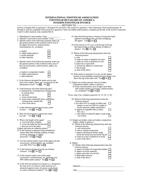 2017-2026 Form International Footwear Association Interim Footwear ...