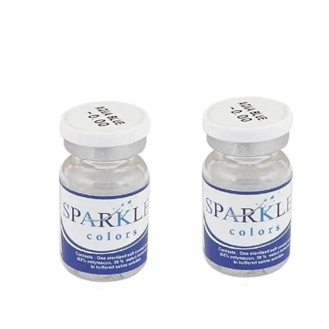 Optify Sparkle Yearly Contact lenses(Zero Power,Pack of 1)