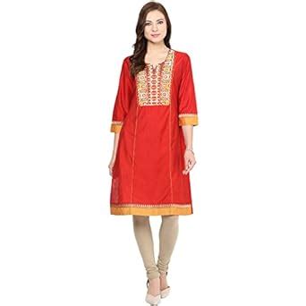 Buy Rangmanch By Pantaloons Women's Gadwal A-Line Kurta ...