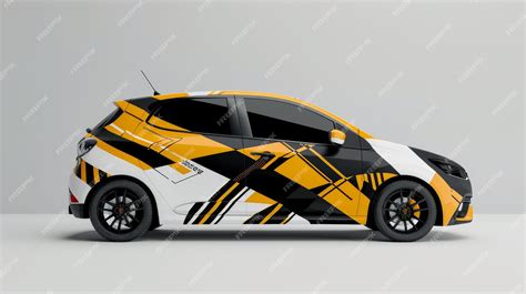 Premium Photo | A car branding mockup showcasing logos or designs on ...