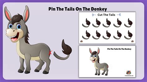 Pin The Tail On The Donkey Printable - Download & Print Free ...