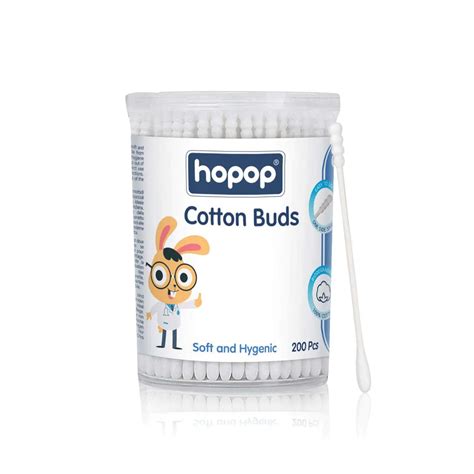 Hopop Baby Spiral Cotton Buds-With Thin Paper Stem-100% Pure and Soft ...
