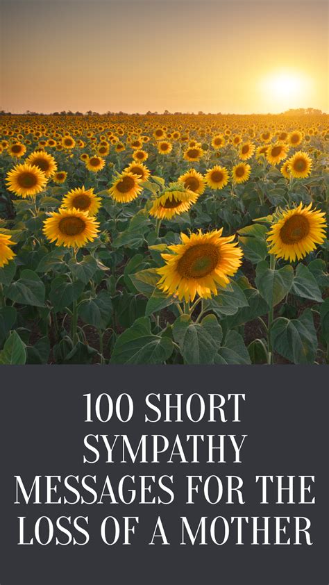 100 short sympathy messages for the loss of a mother – Artofit