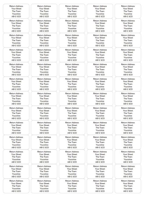 Image result for UK Address Labels