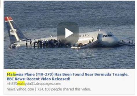 'Missing Malaysia Airlines Flight MH370 plane found in Bermuda Triangle ...