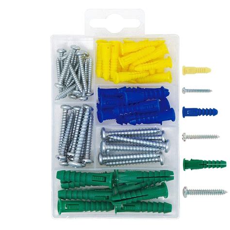 T.K.Excellent Plastic Self Drilling Drywall Ribbed Anchors with ...