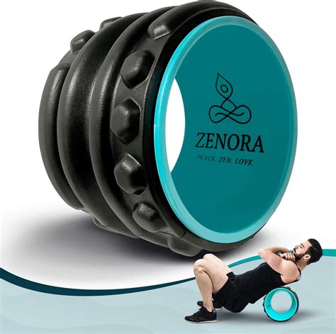 Amazon.com : ZENORA Back Stretcher & Cracker - Yoga Wheel, Foam Roller ...
