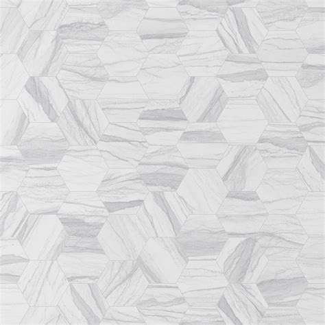 Buy Macauba Hex Gray 10.15 in. x 11.41 in. Matte Porcelain Floor and ...