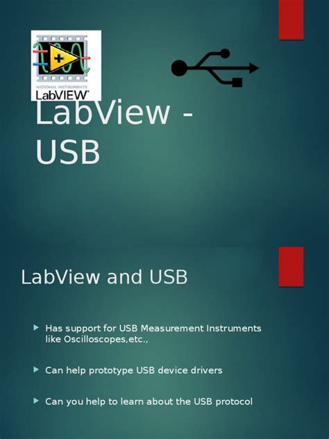 Image result for Connecting USB Device LabVIEW